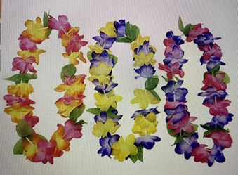 Floral Leis For Hawaiian Theme Party