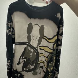 Kaws x fragment long sleeve shirt