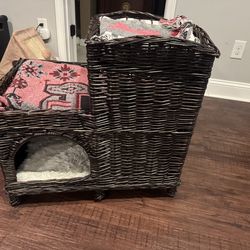 Two story cat house