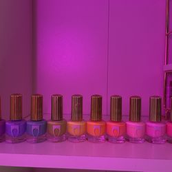 10 spring colors, nail polish collection 