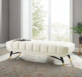 Modway Velvet Bedroom Bench