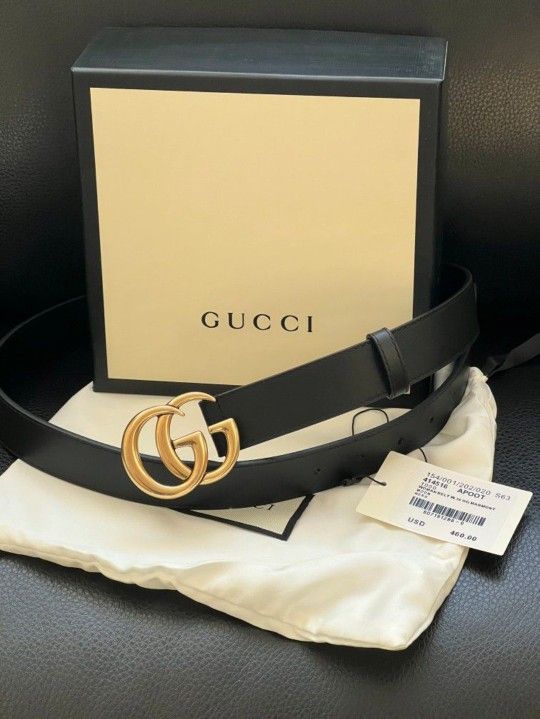 Skinny Gucci Belt  1 Inch