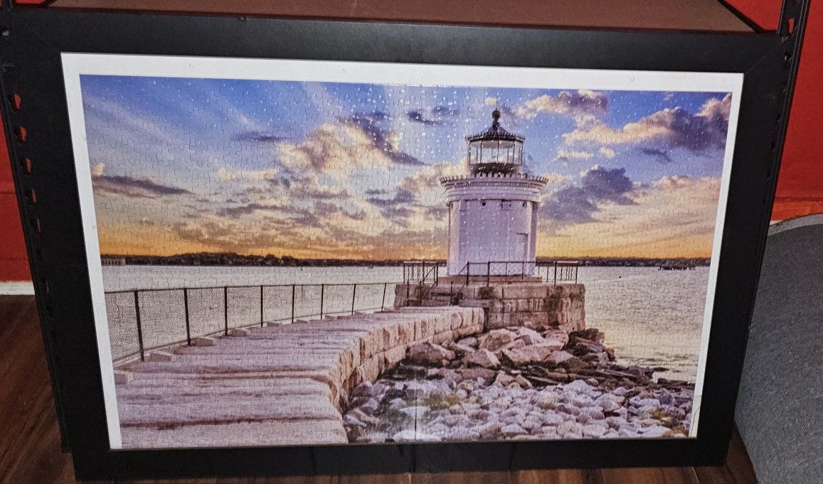Framed Lighthouse Puzzle