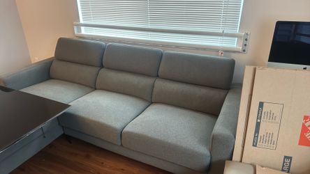 Sectional sofa grey