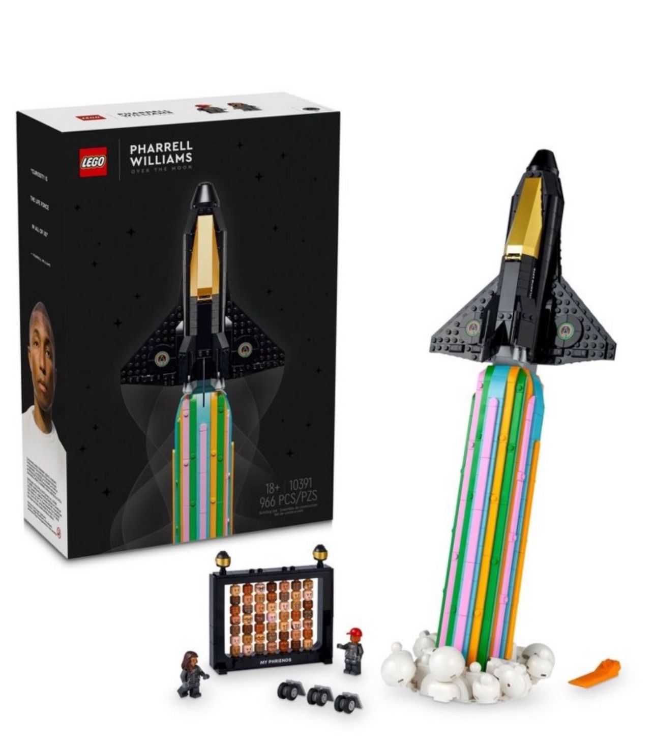 Lego Over The Moon Pharrell Williams set 10391, 966pcs