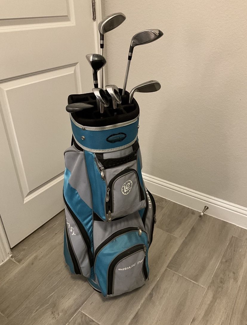 Square Two "Light and Easy" Golf Club Set (7 Clubs and golf Bag)