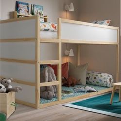 IKEA Bunk Bed With 2 Twin Mattress Included