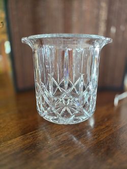 Vintage Crystal Ice Bucket / Champagne Chiller