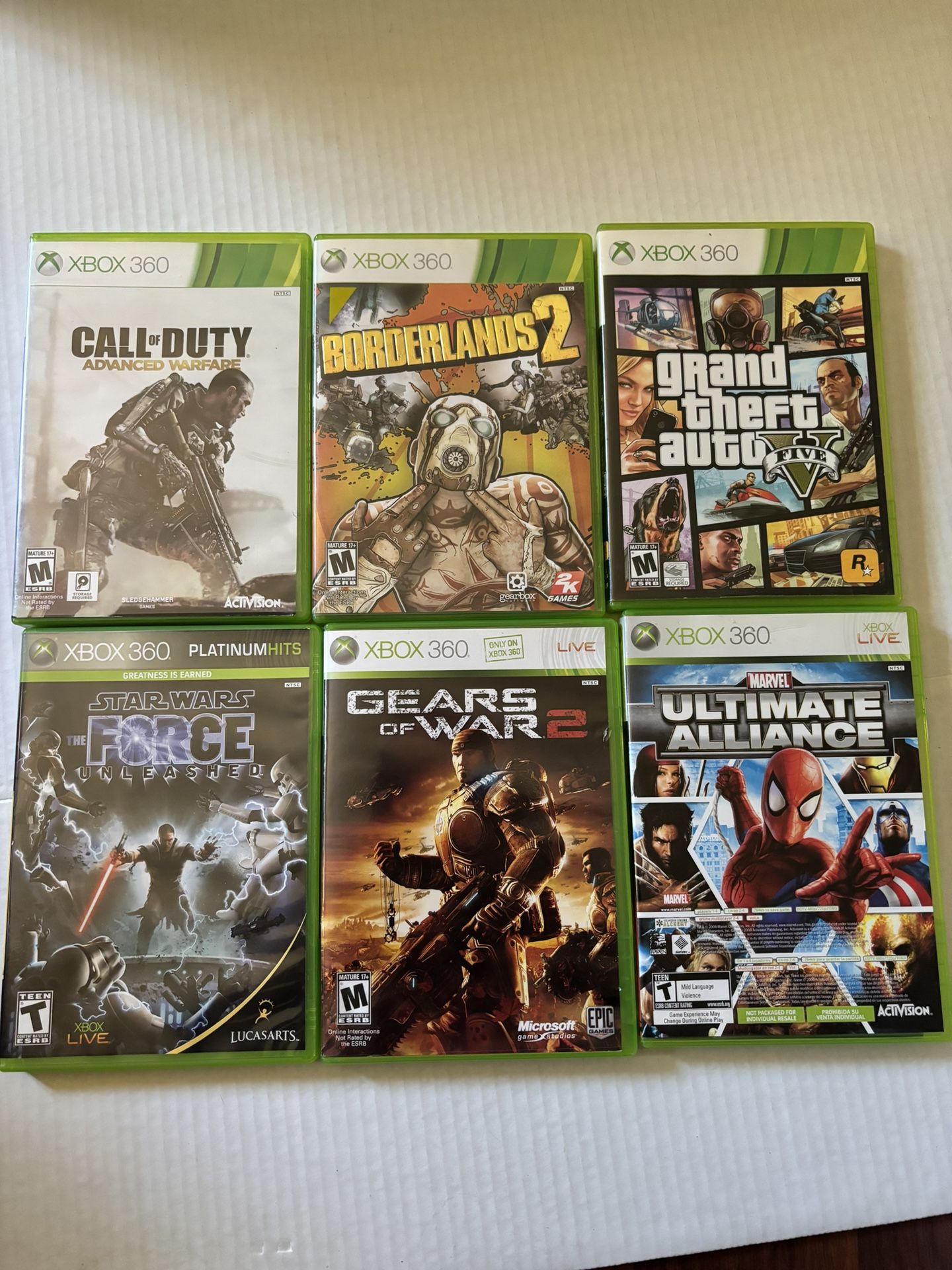 7 Xbox 360 Games