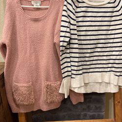 Girls Sweaters Size 10-12