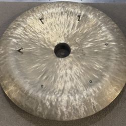 Rare Riveted Wuhan 18 Inch China Cymbal...Sounds And Looks Great!