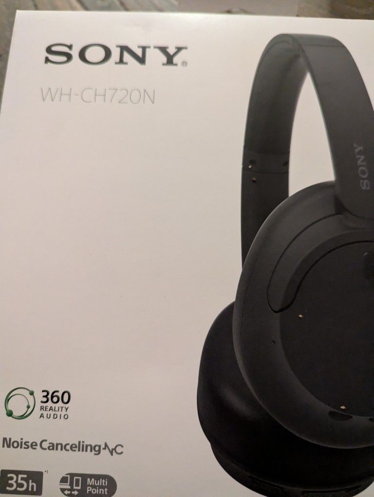 Sony WH-CH720N-Noise Canceling Wireless Bluetooth Headphones- Black