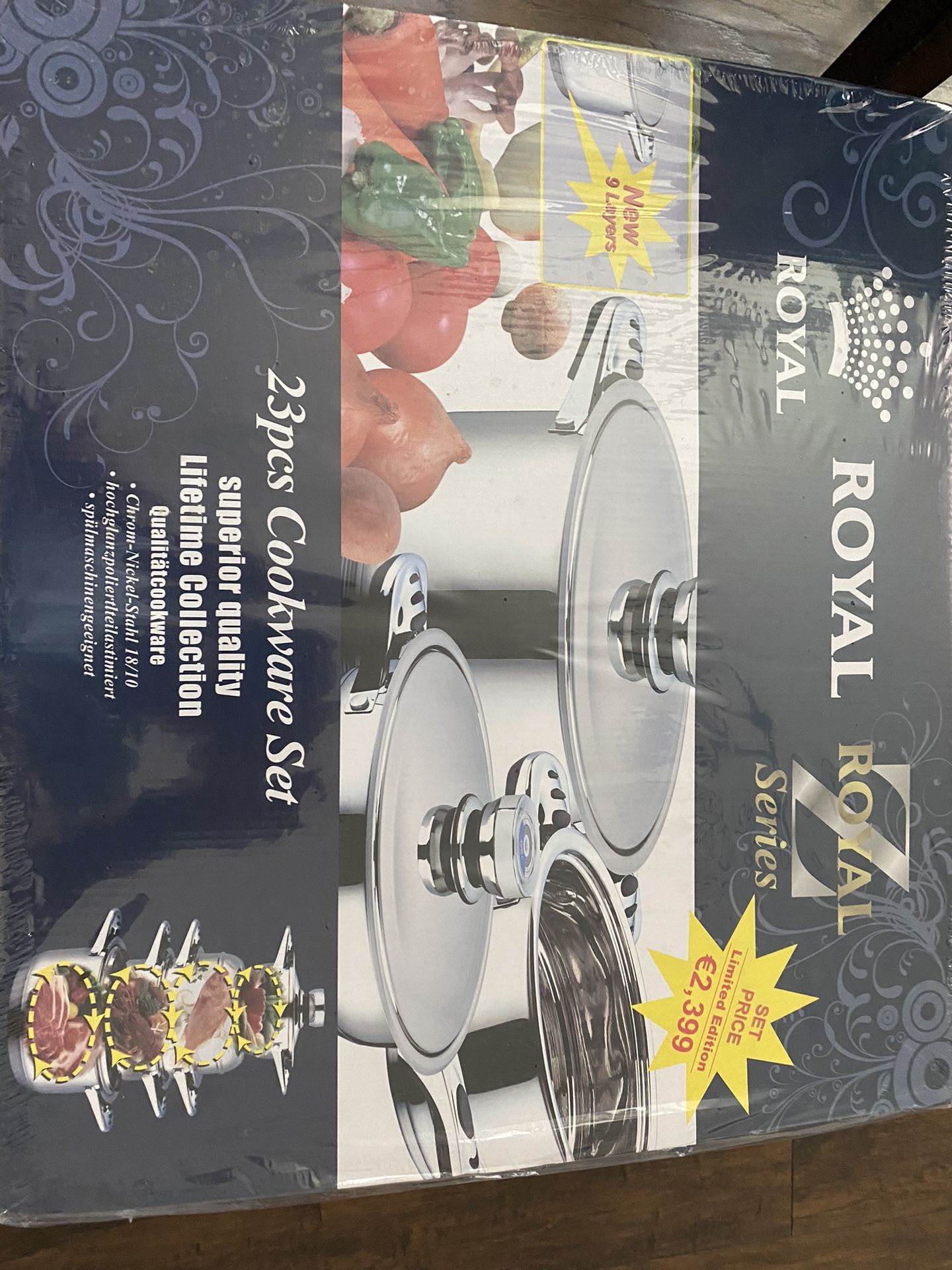 Royal Z Series 23 Pc Cookware Set