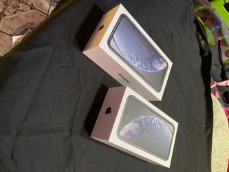 TWO EMPTY BOXES OF APPLE IPHONE