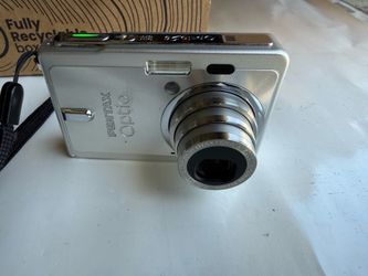 Pentax Optio S6 6.0MP Digital Camera Silver Tested W/ Battery & Memory Card