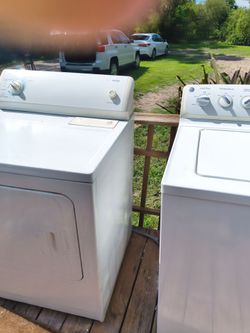Washer and dryer