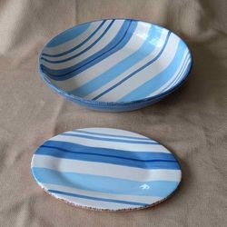 Matching Serving Bowl And Platter