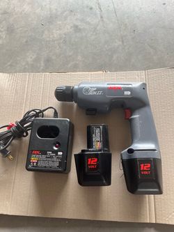 SKIL Top Gun II Heavy Duty 12V, 3/8-inch Cordless Drill/Driver set (resembles model 2736 with 2 batteries & Charger