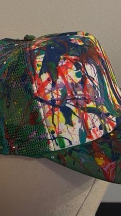 Custom Paint Splatter Trucker Hat
