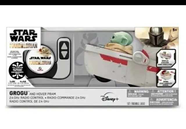 Star Wars Grogu Baby Yoda or The Mandalorian Remote Control Car - Brand New