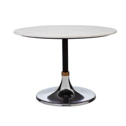 Sold Out CB2 HACKNEY TABLE 44" MARBLE TOP dining table