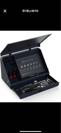 Large Steel Tool Chest with Socket Organizer