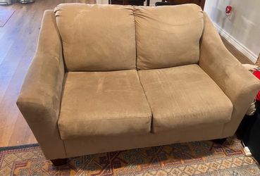 Couches. One blue (3 seat) one tan (2seat)