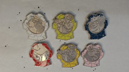 Set of 5 Disney Pins Hidden mickey Ribbon 2010 Jungle Book