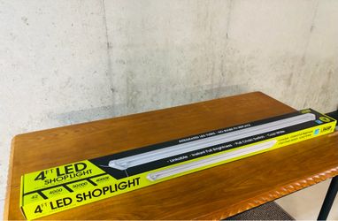 Feit Electric 4ft LED Utility Shop Light - Linkable / Pull Chain (Brand New)