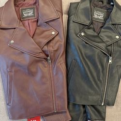 Levi’s Women’s Jacket Black & Burgundy New Various Sizes