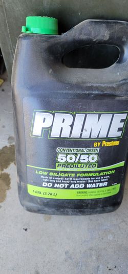 New jug of antifreeze