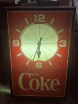 Vintage Coca Cola clock