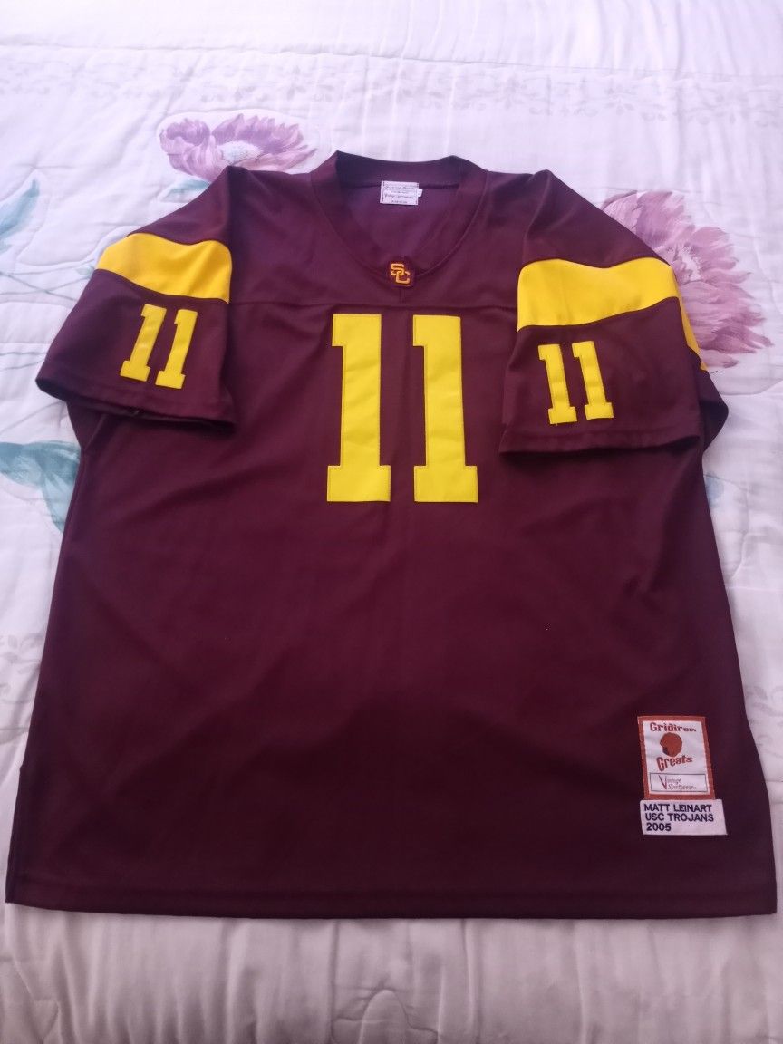 Vintage Sportswear Gridiron Greats Matt Leinart USC Trojans 05 Jersey SZ 54