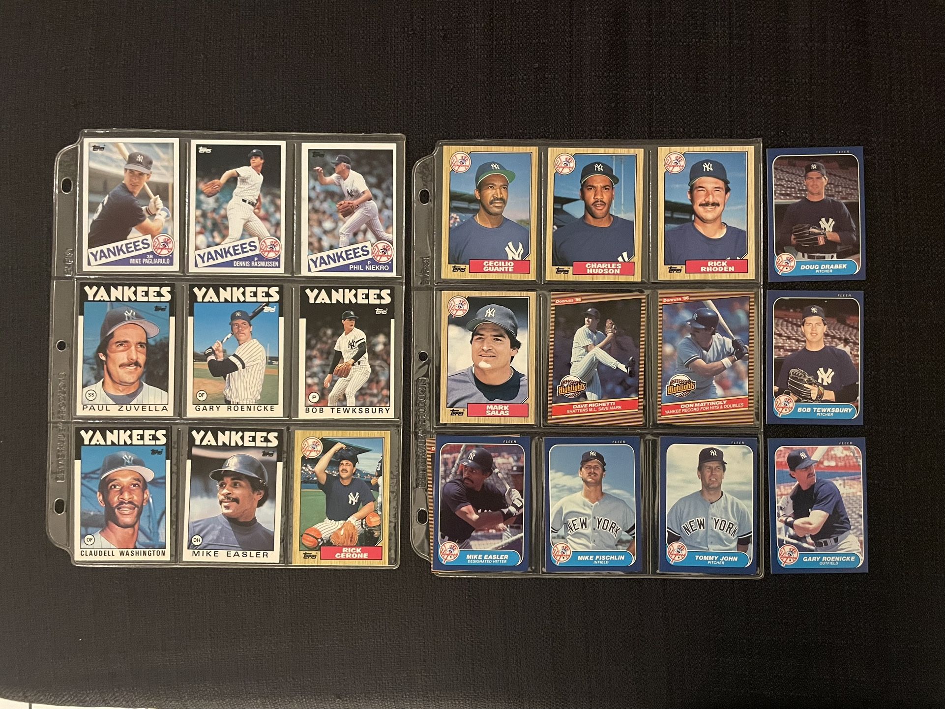 Mets & Yankees Baseball Cards
