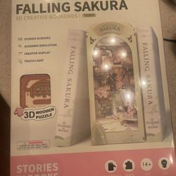 Rolife DIY Book Nook Kit Falling Sakura,