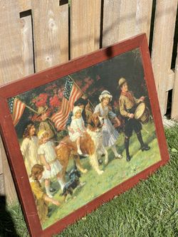 “American Parade, 1917" by George Sheridan Knowles