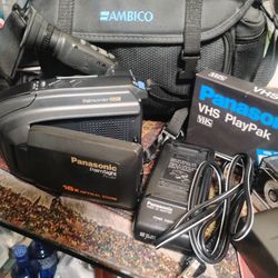 Vintage video camera Panasonic Palmcorder VHS-C