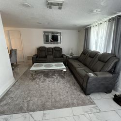 Couch, Dining Table, Chairs, Mirrors, Jbl Bar. The Hope Set