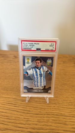 2014 Panini Prizm Lionel Messi World Cup #12 PSA 9
