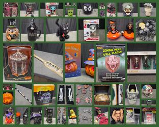 Large Lot Of Halloween decorations