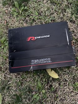 Renegade RXA1000D mono car amplifier. 