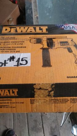 DeWalt Hammer drill $90