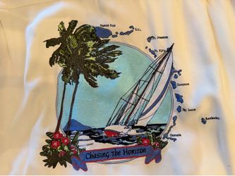 6 Tommy Bahama XL Embroidered Bowling shirts