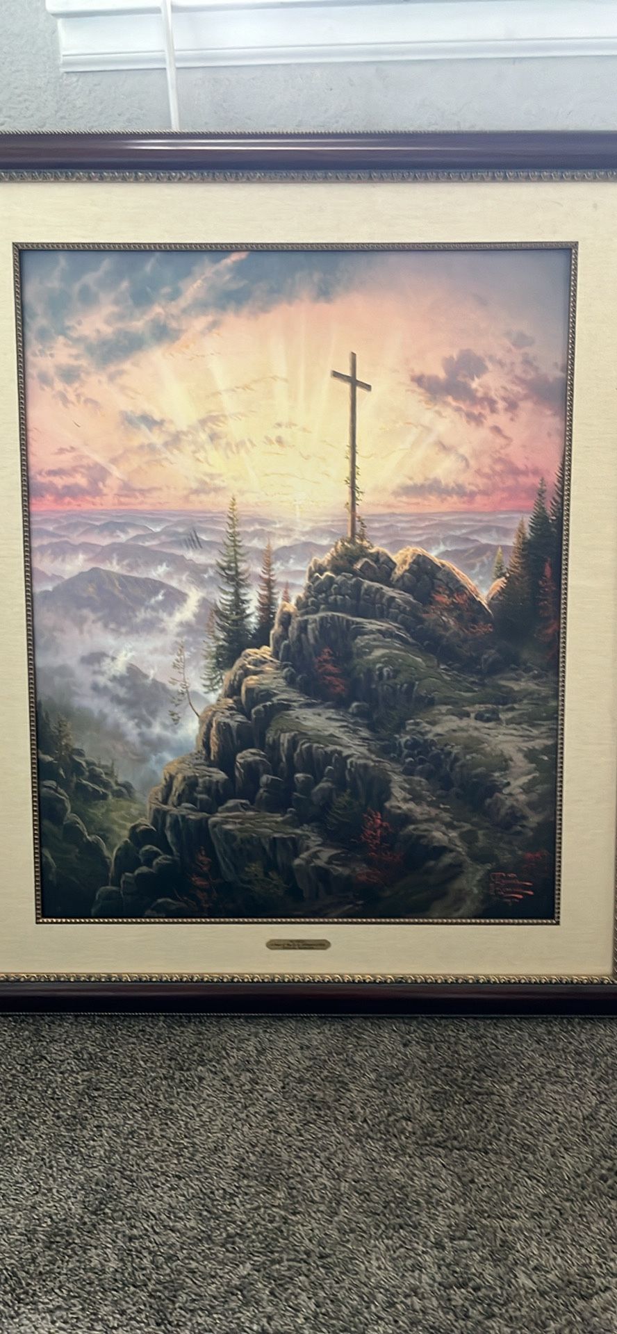Thomas Kinkade “ Sunrise” Painting