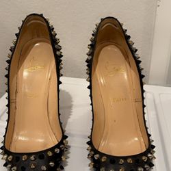 Black Christian Louboutin heels
