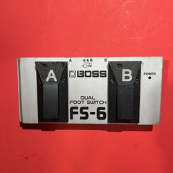 Boss dual foot switch