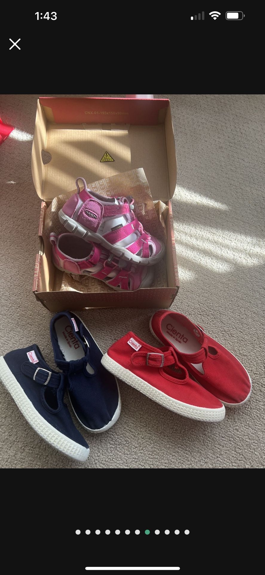 Bundle Of Girl Shoes KEEN mini Melissa 