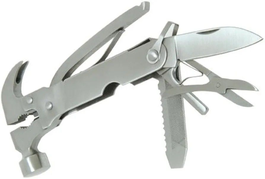 Multi Tool Knife Stainless With Hammer Scissors Saw Knife Phillips Screw Driver Pocket Knife