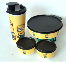 Tupperware Despicable Me Minions 4pc Lunch Set!