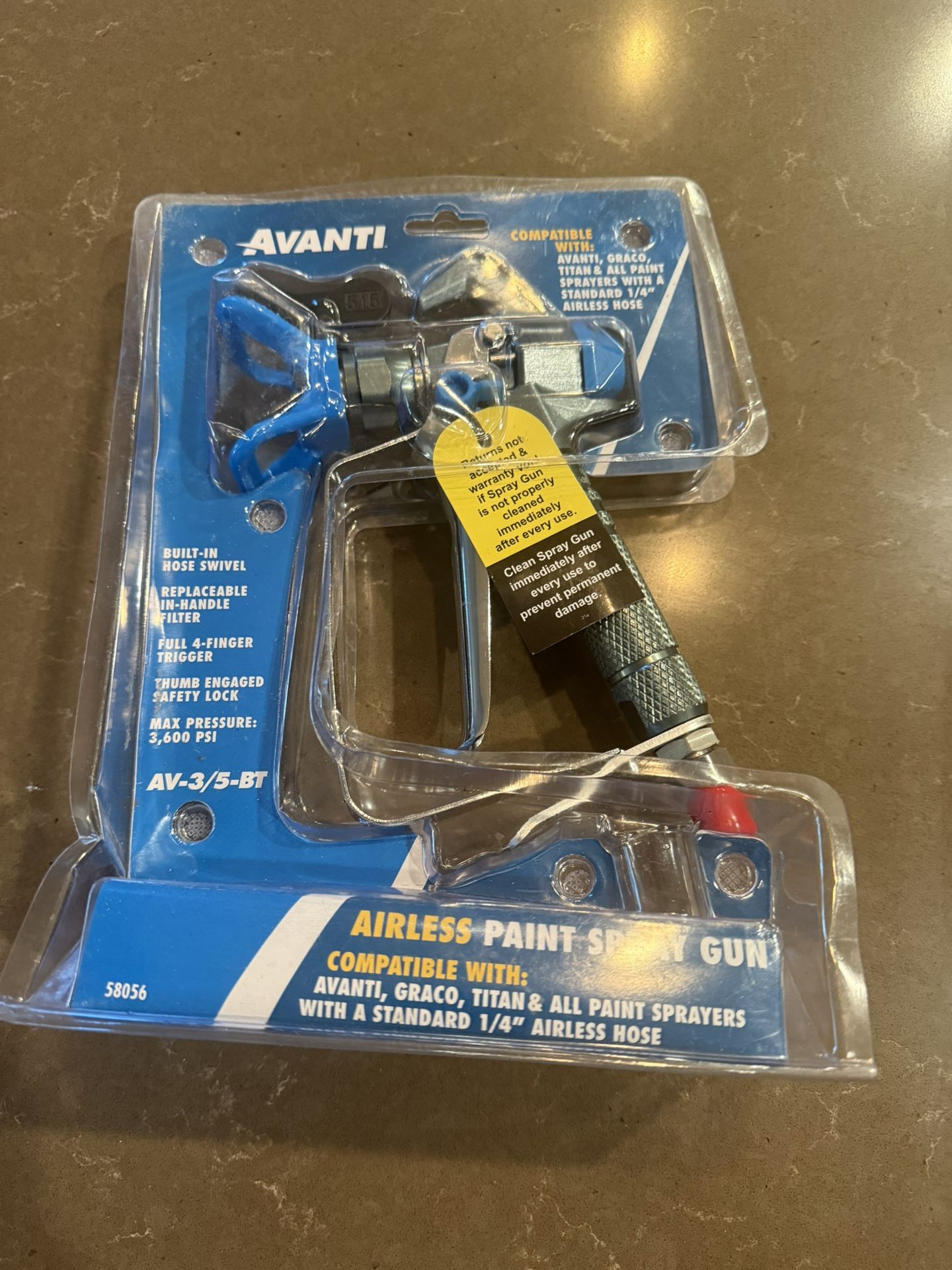 Avanti Airless Paint Spray Gun